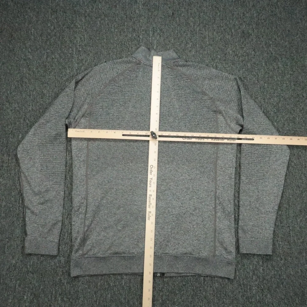 Lululemon‎ Jacket Mens XL Gray Engineered Warmth Full Zip Pockets Long Sleeve